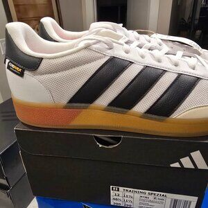 Adidas Training Spezial White Black Gum JP7392 Mens Size 12 Crossfit NEW CORDURA